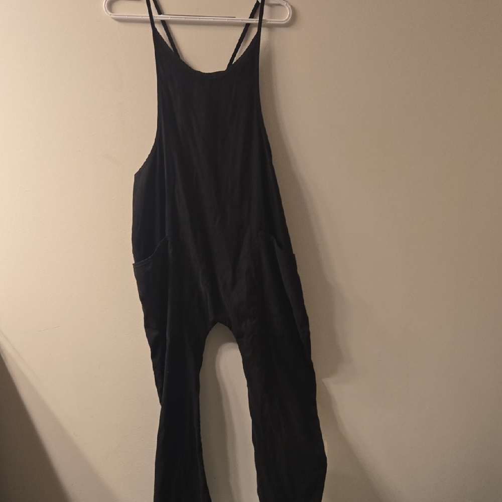 Source Unknown Elegant Black Jumpsuit